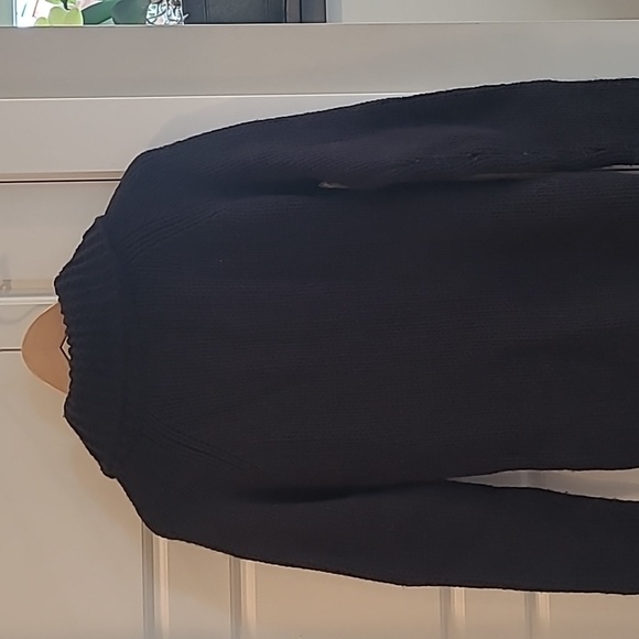 Roxy zip up wool blend sweater. Size large - Picture 6 of 8